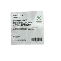 Skoda Fabia 4 (PJ) Einstiegsfolien Set transparent hinten