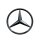 Mercedes-Benz Stern Emblem Heck Kofferraumklappe Schwarz GLC 254