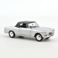 PEUGEOT MINIATUR 404 CABRIOLET 1967 1/18 GRAU