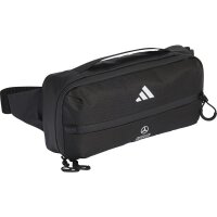 Mercedes-Benz Bauchtasche AMG F1 schwarz, Polyester (recycelt), adidas