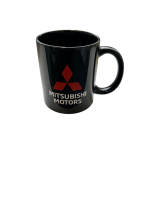 Mitsubishi Tasse schwarz Porzellan