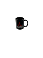 Mitsubishi Tasse schwarz Porzellan