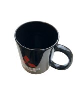 Mitsubishi Tasse schwarz Porzellan