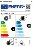 1x Allwetter Hankook Kinergy 4S² H750 185/55 R16 87V XL DOT2123