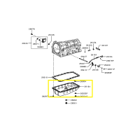 Mitsubishi Ölwanne 2705A071 L200