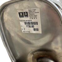 Citroën Peugeot Endschalldämpfer Auspuff vorne 1730.85