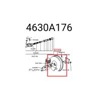 Mitsubishi Bremskraftverstärker (Brake Booster) L200...