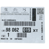 Peugeot Citroen C3 Picasso Jumpy 308 I Expert Lenkstockschalter 98062019 XT