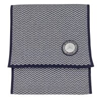 Mercedes-Benz Strickschal Navy 5% Kaschmir 95% Baumwolle