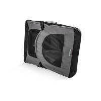 Skoda kompakte Haustierbox Schwarz/Grau