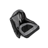 Skoda kompakte Haustierbox Schwarz/Grau