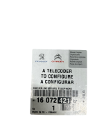 Peugeot Bluetooth-Steuergerät Modul 1607242180