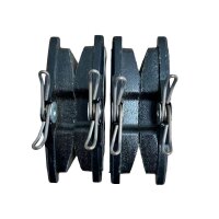 Original CITROËN 1616872480 Bremsbelagsatz, Hinten C3 C4 C8 405