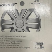 Peugeot Satz Radzierkappen (Radkappen) 15-Zoll 1611309380