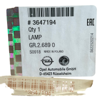 Opel Heckleuchte Links Außen für Grandland X (A18) – Bj. ab 2017 – OE 3647194 YP00098380