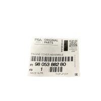 Opel Peugeot Citroën Motorabdeckung Abdeckung Antriebsmotor 9805388280