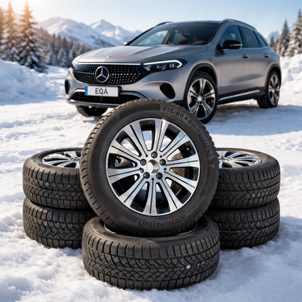 Winterkomplettradsatz ET 45,5 A2434010000 6,5Jx18H3 EQA 215/60 R18