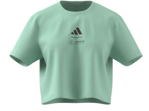 Mercedes-Benz T-Shirt Damen Mercedes-AMG F1 Grün  made by adidas