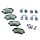Opel Combo Meriva Bremsenset Bremsscheiben Bremsklötze hinten 93186417