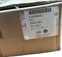 Opel Astra H Combo Meriva Bremsscheibensatz hinten 95526641
