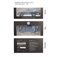 Mercedes-Benz 220 S W 111 (1959-1965) blau, Norev 1:18