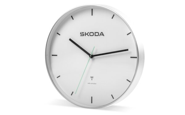 Skoda Wanduhr – Klassisches Design (Teilenummer: 6U0050810)