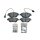 OPEL Bremsen-Kit Vorne – 2x Bremsscheiben (Ø 296mm) + Bremsbeläge für Opel Vivaro B 95526068