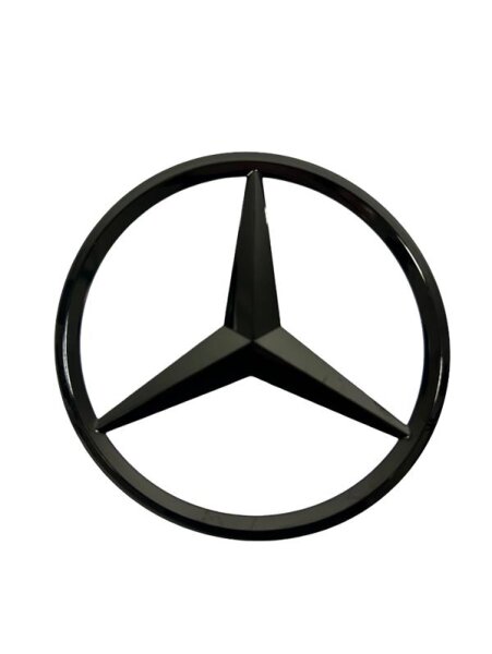 Mercedes-Benz Stern mit Befestigungstülle Black schwarz für Heckklappe E-Klasse 214 A2148175800