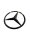 Mercedes-Benz Dark Chrom Mercedes-Stern Emblem für A-Klasse 177 Limousine