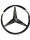 Mercedes-Benz Dark Chrom Mercedes-Stern Emblem für A-Klasse 177 Limousine
