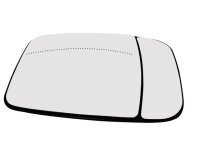 Opel Vivaro Außenspiegel Spiegelglas rechts 95517331