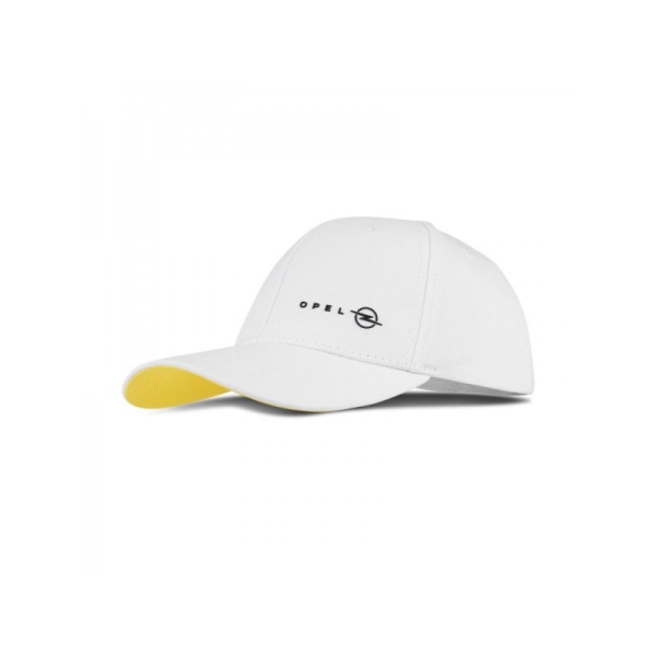 Weiße Opel Kappe mit Logo – Stylische Basecap für Fans & Alltag