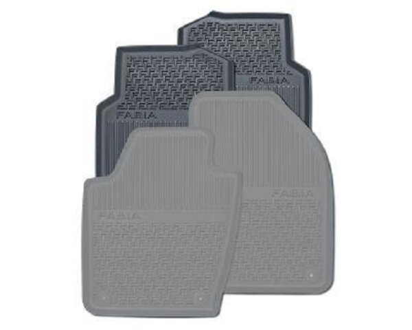 Gummifußmatten-Set, 2-teilig, hinten