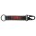Peugeot 205 GTI Schlüsselanhänger Schwarz Rot – Exklusives Youngtimer Accessoire mit Karabiner