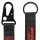 Peugeot 205 GTI Schlüsselanhänger Schwarz Rot – Exklusives Youngtimer Accessoire mit Karabiner