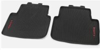 Original Skoda Gummifußmatten-Set vorne + hinten – Rot – 658061512A / 658061502B