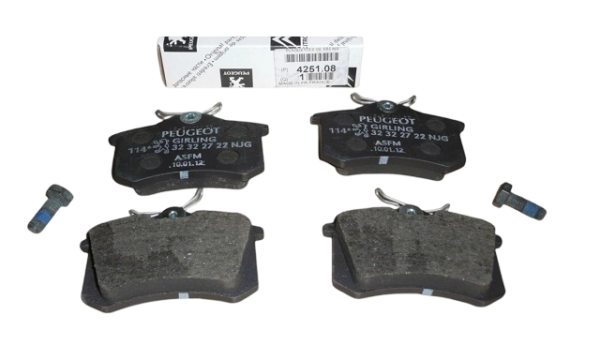 VW Peugeot Citroen Bremsbelagsatz hinten 425108
