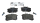 VW Peugeot Citroen Bremsbelagsatz hinten 425108
