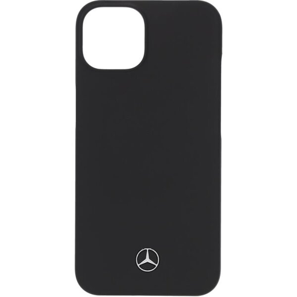 Mercedes-Benz Hülle für iPhone® 14 schwarz, Polycarbonat Mikrofaser Handyhülle