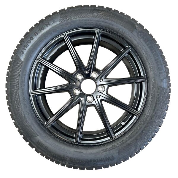 1xKomplettrad Mercedes-Benz 6,5Jx18 ET44 A2474012600 mit Continental WinterContact TS 850 P SSR MOE 215/60 R18 98H Runflat DOT 4222