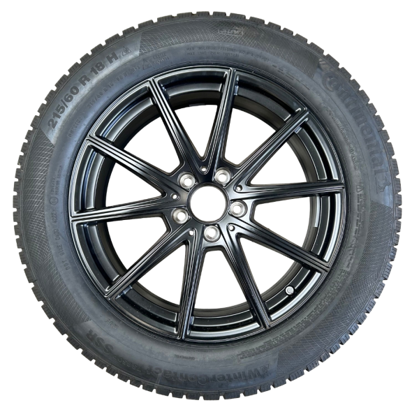 1xKomplettrad Mercedes-Benz 6,5Jx18 ET44 A2474012600 mit Continental WinterContact TS 850 P SSR MOE 215/60 R18 98H Runflat DOT 4222