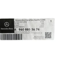 Mercedes-Benz Rahmenabdeckung Nebelscheinwerfer Links A9608853674