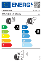 Continental EcoContact6 235/55 R18 100W Sommerreifen DEMO DOT 4525 4019238020403