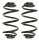 2x Opel Insignia A Fahrwerksfeder Feder Set Hinterachse 13276205
