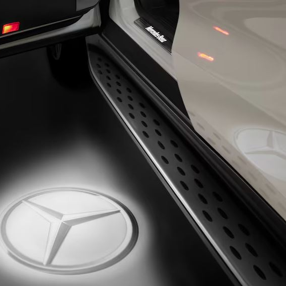 Mercedes-Benz LED Logoprojektor Stern Transparent – 2-teiliges Set A1778200201