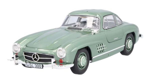 Mercedes-Benz 300 SL W198 Flügeltürer 1954–1957 Hellgrün 1:18 Norev – B66040673
