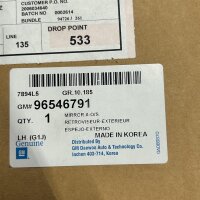 Spiegelgehäuse Außenspiegel Komplett vorne links Astra Corsa Insignia 96546781