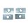 4x Opel Corsa D Halterung Parksensor 93191041