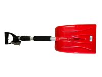 Schneeschieber Schneeschaufel mit Teleskopstiel Rot 47600000