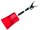 Schneeschieber Schneeschaufel mit Teleskopstiel Rot 47600000